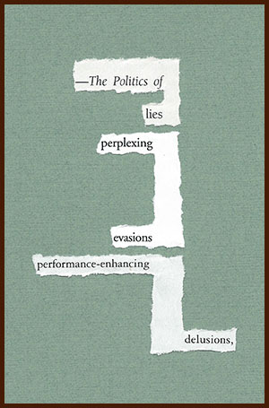 found poem © j.i. kleinberg ~ The Politics