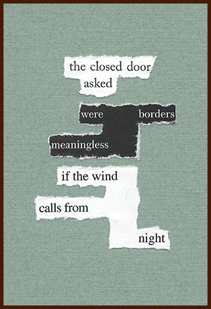 found poem © j.i. kleinberg ~ the closed door